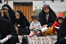 مراسم جزخوانی قرآن کریم در گذر فرهنگی چهارباغ اصفهان