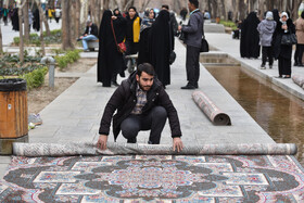 مراسم جزخوانی قرآن کریم در گذر فرهنگی چهارباغ اصفهان