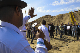 بازدیدسیدرضا صالحیامیری،وزیر میراث فرهنگی ازتپه کُنارصندل جیرفت