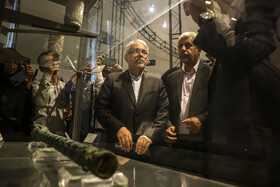 بازدیدسیدرضا صالحیامیری،وزیر میراث فرهنگی ازموزه باستانشناسی جیرفت