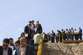 بازدیدسیدرضا صالحیامیری،وزیر میراث فرهنگی  از کُنارصندل