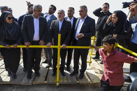 بازدیدسیدرضا صالحیامیری،وزیر میراث فرهنگی ازتپه کُنارصندل جیرفت