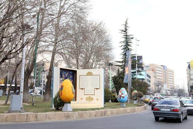 جانمایی المانهای نوروزی در سطح پایتخت جانمایی المانهای نوروزی در سطح پایتخت