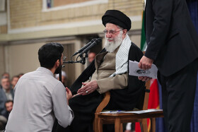 دیدار هزاران نفر از دانشجویان سراسر کشور با رهبر انقلاب