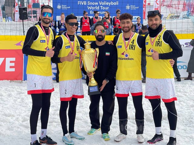 قهرمانی ایران در تور جهانی والیبال برفی قهرمانی ایران در تور جهانی والیبال برفی