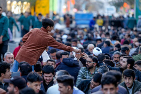 سفره بزرگ افطاری در قم