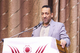 سخنرانی سیدحجتالله موسوی قوام ، مدیر نمایندگی ستاد دیه کرمان درجشن گلریزان بهمنظور آزادی زندانیان جرائم غیرعمد شهرستان کرمان