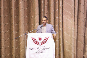 سخنرانی سیدحجتالله موسوی قوام ، مدیر نمایندگی ستاد دیه کرمان درجشن گلریزان بهمنظور آزادی زندانیان جرائم غیرعمد شهرستان کرمان