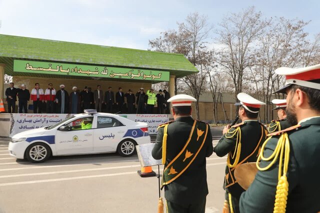 رزمایش ترافیکی و ستاد خدمات سفر نوروز ۱۴۰۴ در اردبیل برگزار شد رزمایش ترافیکی و ستاد خدمات سفر نوروز ۱۴۰۴ در اردبیل برگزار شد