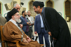 دیدار جمعی از شاعران و اهالی فرهنگ و ادب فارسی با رهبر انقلاب