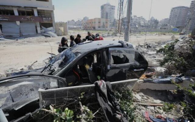 عکس: آرشیو حمله پهپادی رژیم صهیونیستی به خودرویی در جنوب لبنان