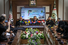 نشست خبری سردار عباسعلی محمدیان فرماندهی انتظامی تهران بزرگ