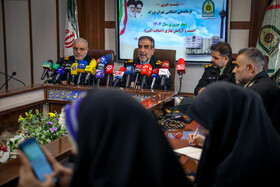 نشست خبری سردار عباسعلی محمدیان فرماندهی انتظامی تهران بزرگ