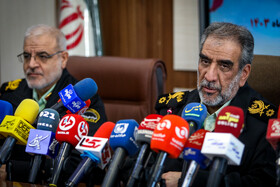 نشست خبری سردار عباسعلی محمدیان فرماندهی انتظامی تهران بزرگ