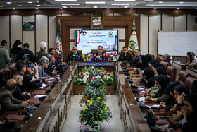 نشست خبری سردار عباسعلی محمدیان فرماندهی انتظامی تهران بزرگ