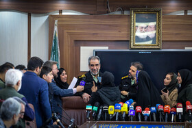 نشست خبری سردار عباسعلی محمدیان فرماندهی انتظامی تهران بزرگ