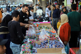 بازار شب عید در کرمانشاه