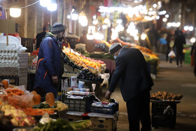 بازار شب عید در کرمانشاه