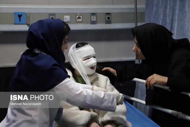 تصویر آشیوی است ۸۷ گلستانی در حوادث چهارشنبه سوری مصدوم شدند