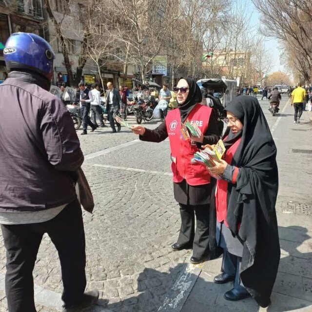 گسترش فرهنگ ایمنی در تهران با همکاری آتشنشانان داوطلب و کادر آتشنشانی