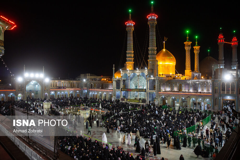 لیالی قدر؛ شب نوزدهم ماه مبارک رمضان در حرم حضرت فاطمه معصومه(س)