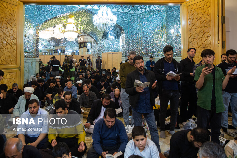لیالی قدر؛ شب نوزدهم ماه مبارک رمضان در حرم حضرت فاطمه معصومه(س)