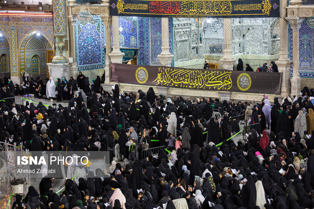 لیالی قدر؛ شب نوزدهم ماه مبارک رمضان در حرم حضرت فاطمه معصومه(س)