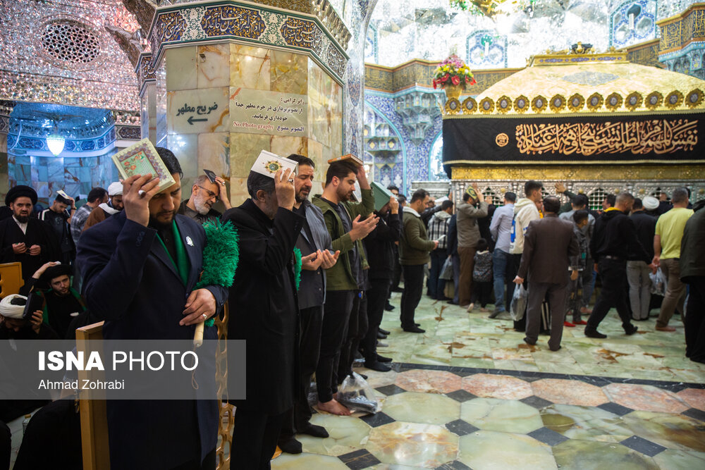 لیالی قدر؛ شب نوزدهم ماه مبارک رمضان در حرم حضرت فاطمه معصومه(س)