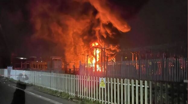 عکس: اسکای نیوز تعطیلی فرودگاه «هیترو»ی لندن به دلیل حریق و قطعی برق