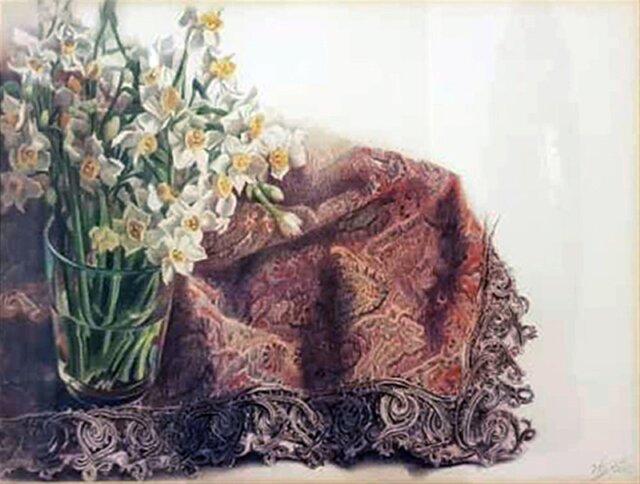 از آثار پروانه اعتمادی هنرمندی که در اولین روزهای دگرگونی طبیعت از دنیای ما خداحافظی کرد