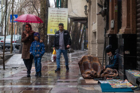 تهران بارانی در روزهای اول فروردین