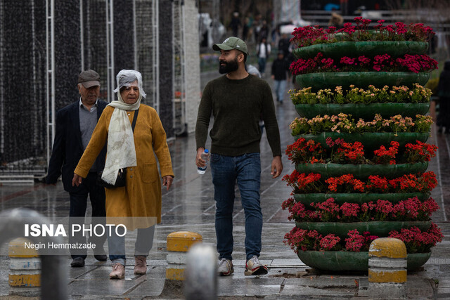 رگبار و رعد و برق در نقاط مختلف کشور/ خیزش گرد و خاک در غرب ایران
