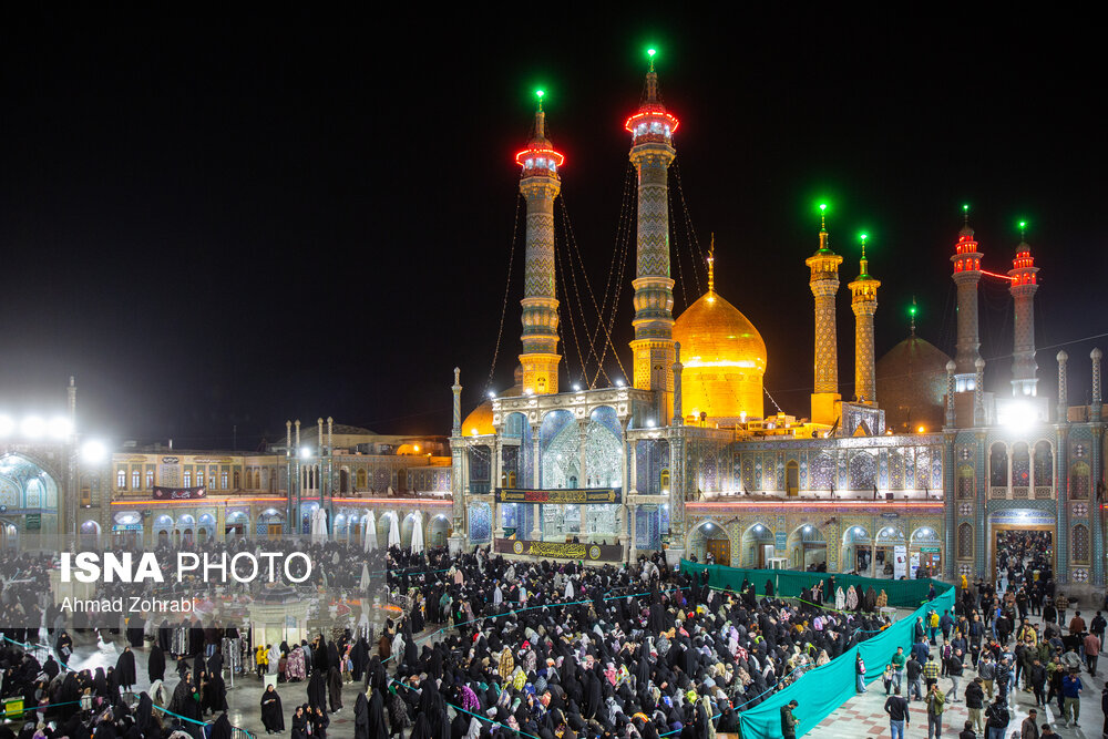 لیالی قدر؛ شب بیست و سوم ماه مبارک رمضان - حرم حضرت فاطمه معصومه(س)