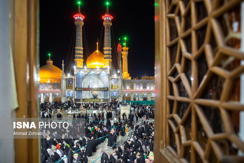 لیالی قدر؛ شب بیست و سوم ماه مبارک رمضان - حرم حضرت فاطمه معصومه(س)