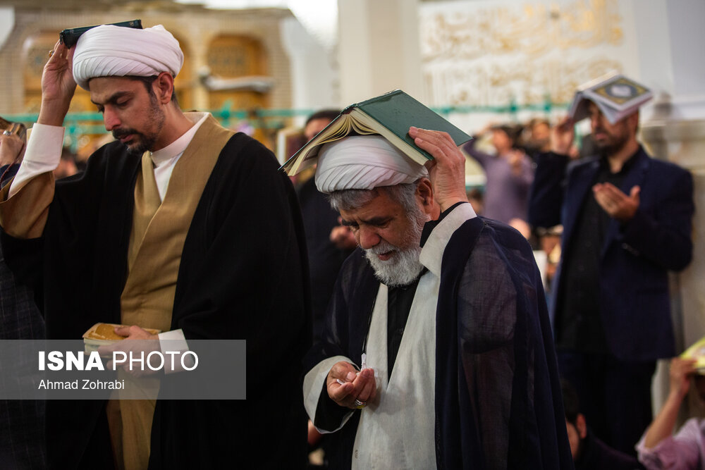 لیالی قدر؛ شب بیست و سوم ماه مبارک رمضان - حرم حضرت فاطمه معصومه(س)