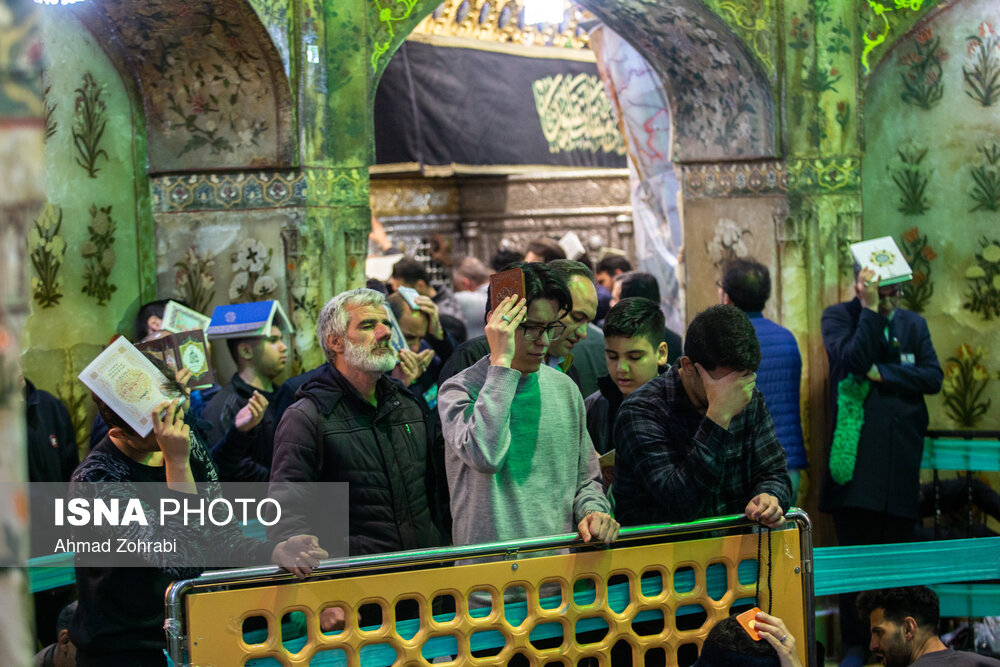 لیالی قدر؛ شب بیست و سوم ماه مبارک رمضان - حرم حضرت فاطمه معصومه(س)