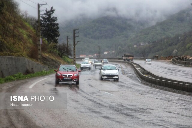 هشدار پلیس درباره بارش در ۱۴ استان و انسداد محور کرج – چالوس