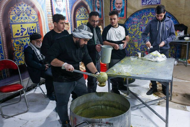 برپایی افطارخانه و ایجاد فانوس اذان گو در بلوار کشاورز