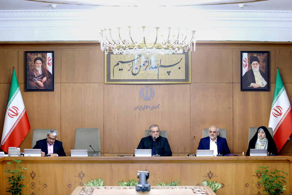 جلسه هیئت دولت در سال جدید برگزار شد