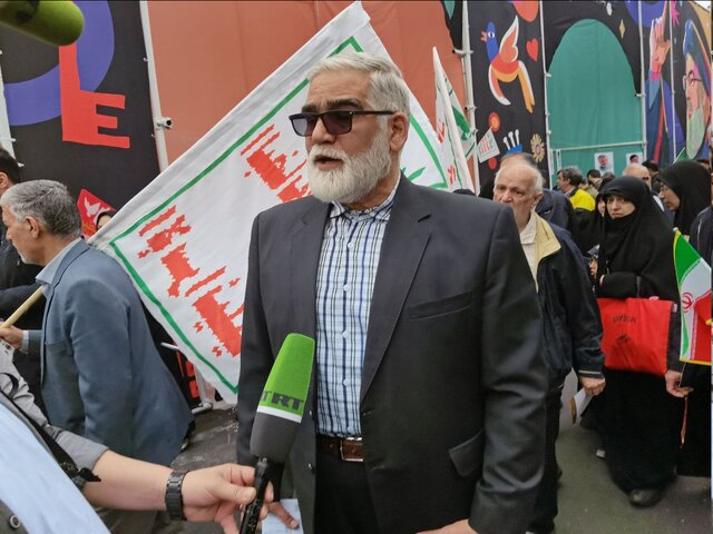 گزارش ایسنا از راهپیمایی روز قدس در تهران