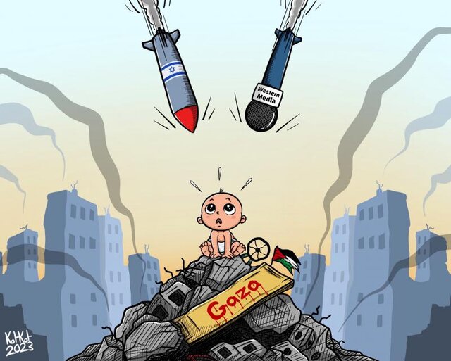 کاریکاتورهایی در تقبیح یک جنایت بشری