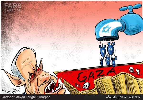 کاریکاتورهایی در تقبیح یک جنایت بشری