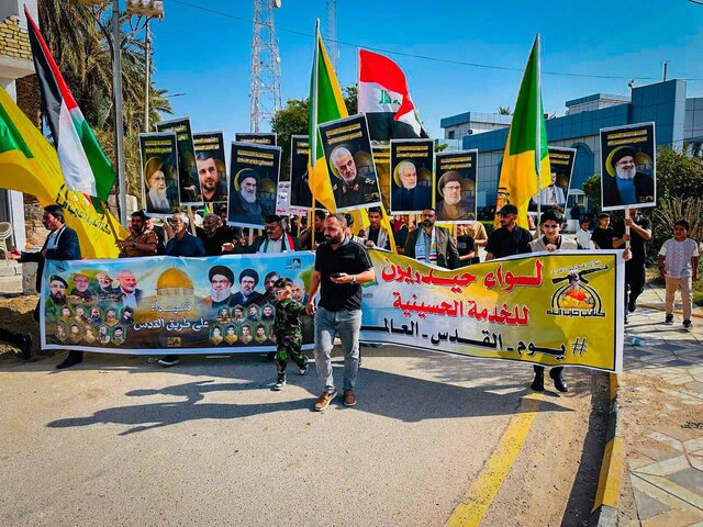 برگزاری راهپیمایی روز جهانی قدس در شهرهای مختلف عراق