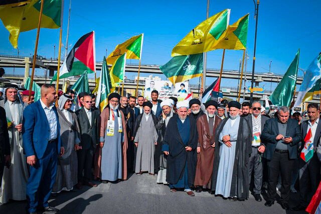 برگزاری راهپیمایی روز جهانی قدس در شهرهای مختلف عراق