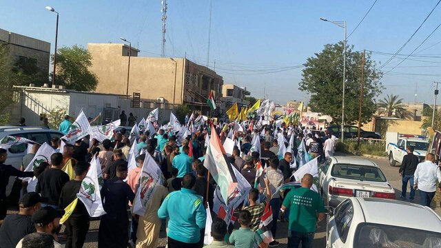 برگزاری راهپیمایی روز جهانی قدس در شهرهای مختلف عراق