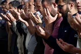 نماز عید سعید فطر در حرم مطهر رضوی
