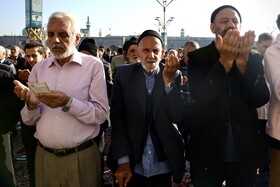 نماز عید سعید فطر در حرم مطهر رضوی