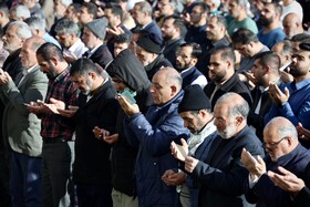 نماز عید سعید فطر در حرم مطهر رضوی