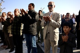 نماز عید سعید فطر در حرم مطهر رضوی