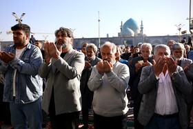 نماز عید سعید فطر در حرم مطهر رضوی